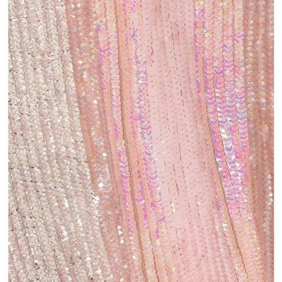 Retrofete Gabrielle Robe Dress Pastel Pink Stripes - Picture 9 of 12